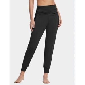 Baleaf Womens Pants Black M Lightweight Joggers High Waist Harem Yoga Soft New